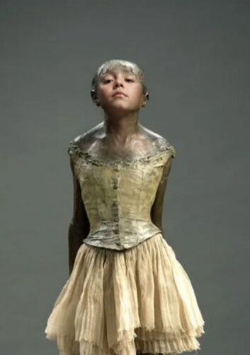 2026, Digital art metafisica del mutamento della piccola danzatrice di 14 anni di edgar degas