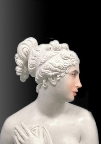 2026, Digital art metafisica del mutamento della venera italica di antonio canova